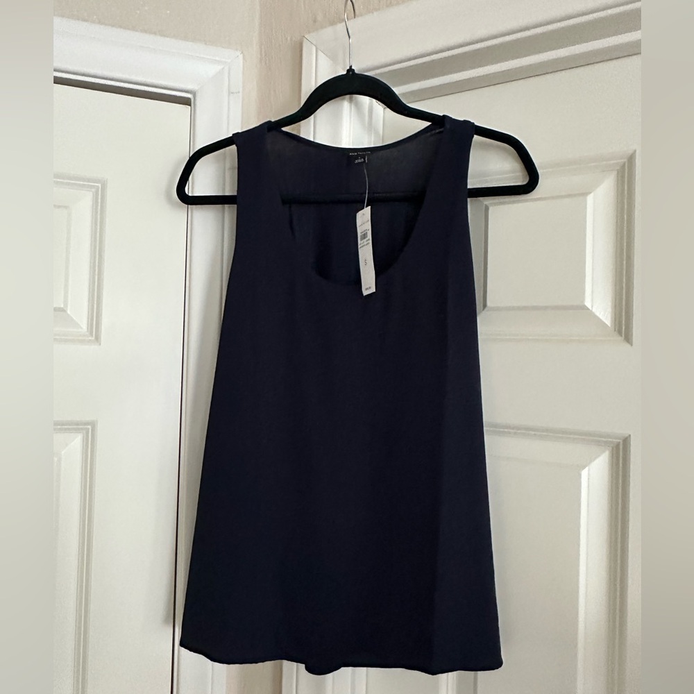 Anne Taylor Sleeveless Top - Navy